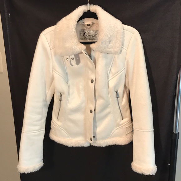 guess suede jacket womens